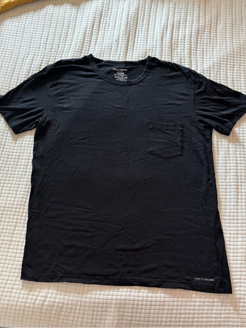 Pair of Thieves Men's Black Short-Sleeve Pocket Tee